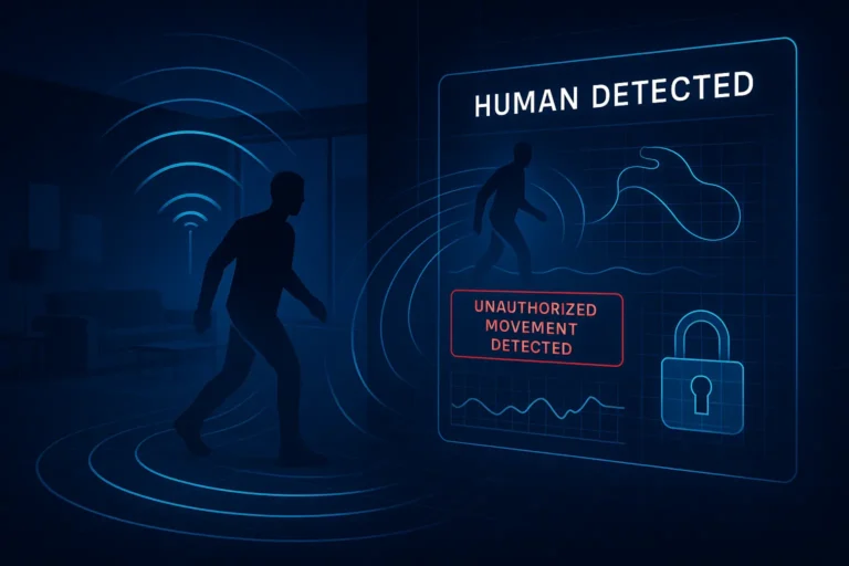 AI detects persons using WiFi