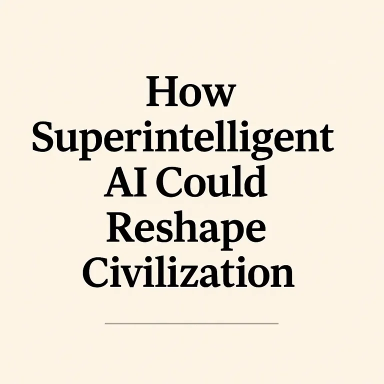 How Superintelligent AI Could Reshape Civilization