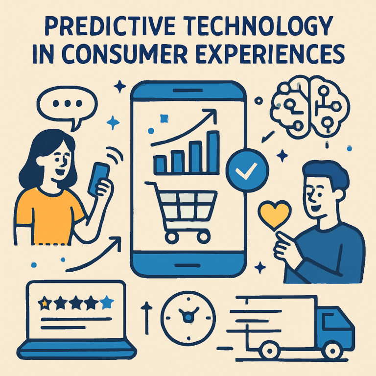 Illustration of predictive technology in consumer experiences
